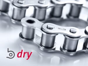 Roller chain 08B-2 b.dry, Stainless steel - maintenance-free - JWIS IWIS IWIS